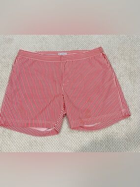 Bluemint Arthus Bond Swim Shorts - Red/White Stripes Men’s Size 40